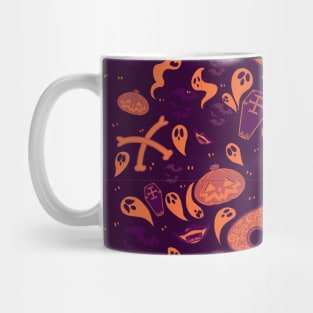 Spoopy Time Pattern Color Mug